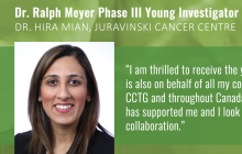 Ralph Meyer Phase III Program Young Investigator Award was presented to Dr. Hira Mian