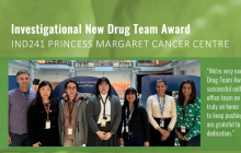 IND Team Award is presented to the IND241trial team at Princess Margaret Cancer Centre