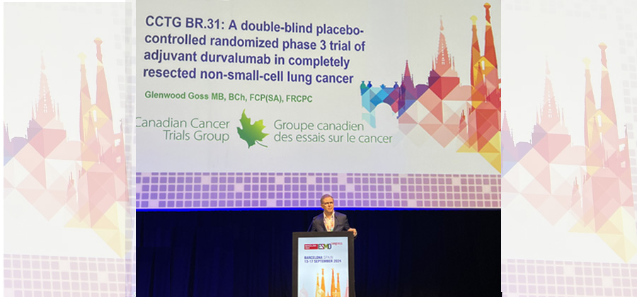 BR31 trial results of adjuvant durvalumab in non-small-cell lung cancer presented at ESMO 2024