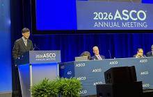 Dr Chen presenting CO21 economic analysis at ASCO 2026