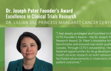 Joe Pater Founder's Award presented to Dr Lillian Siu