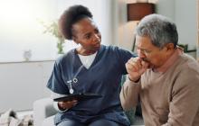 The BR38 trial testing targeted radiotherapy added to immunotherapy to improve outcomes for lung cancer patients.