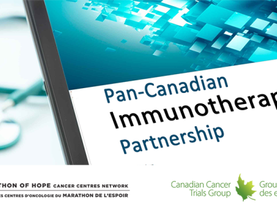 Marathon of Hope Cancer Centres Network and Canadian Cancer Trials Group partner on three pan-Canadian projects aimed at making immunotherapy more effective for cancer patients