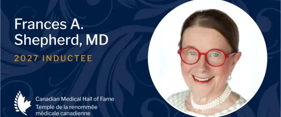 Frances A. Shepherd  announced as 2027 inductee to CMHF