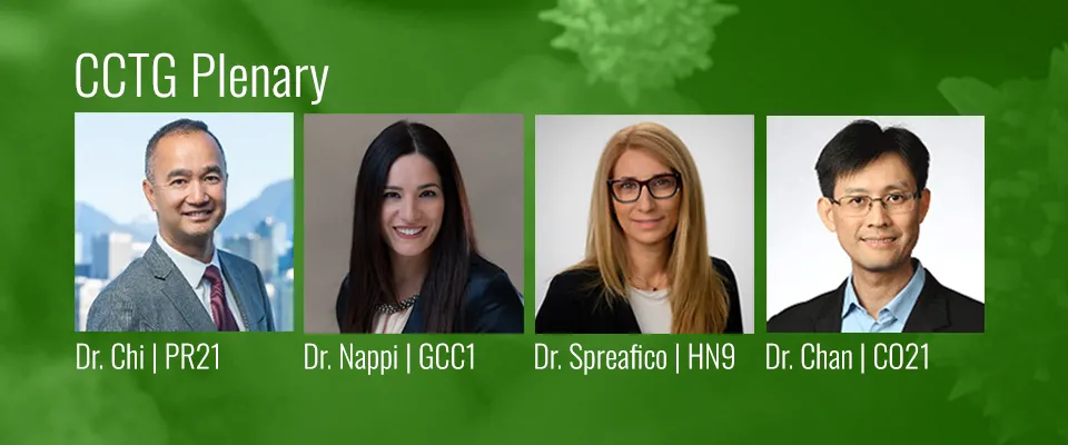 The 2025 CCTG Plenary Session announces speakers - Dr Chi Dr Nappi Dr Spreafico and Dr Chan